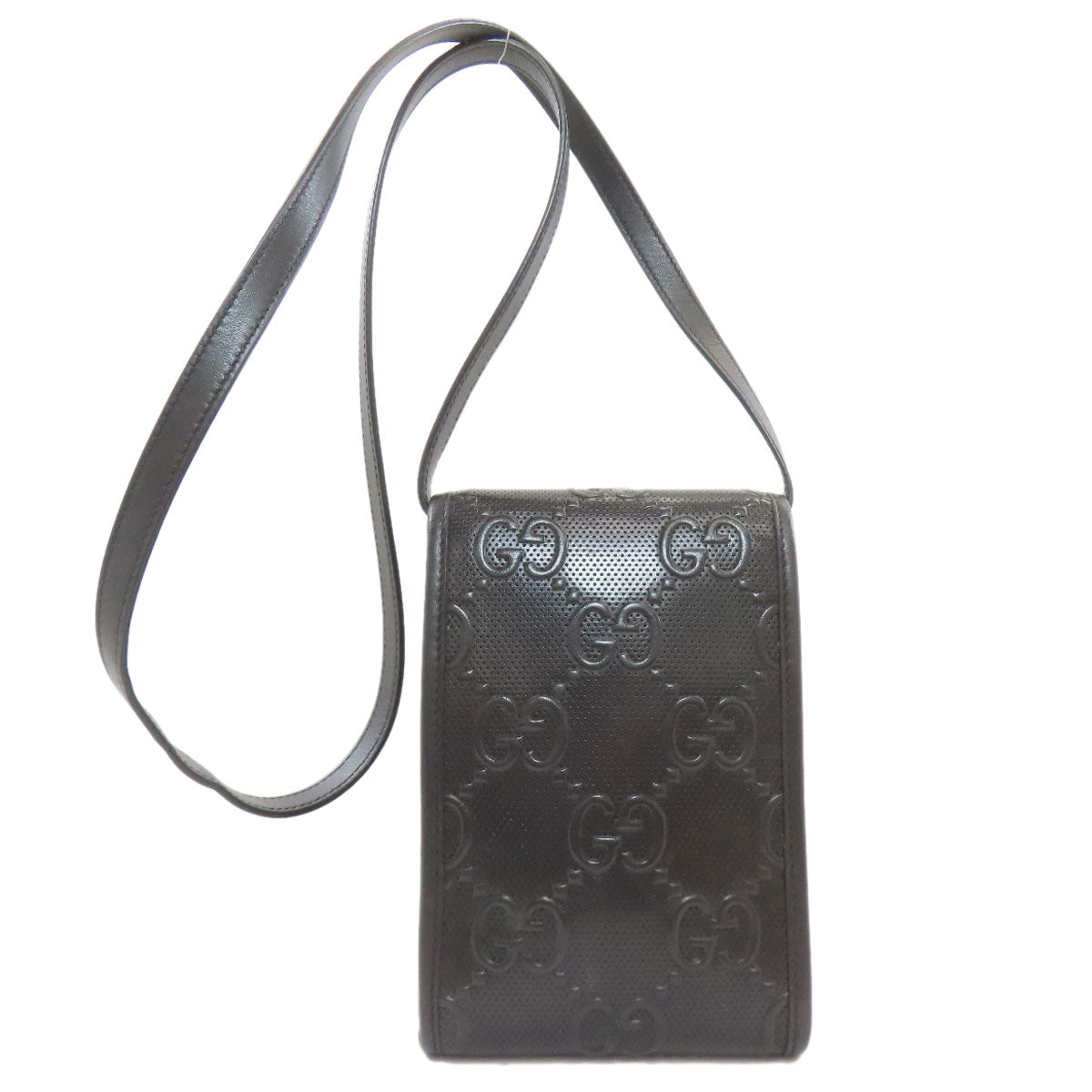 GUCCI 625571 GG embossed mini bag Shoulder Bag Calf mens [Used]