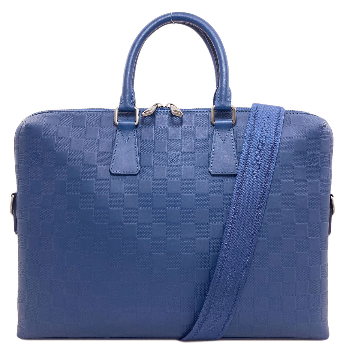 LOUIS VUITTON N41328 Porte-Documents Business bag Damier Anfini mens [Used]