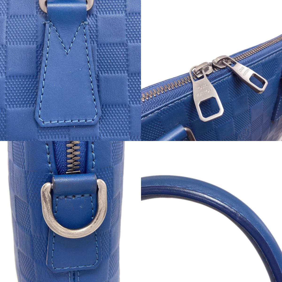 LOUIS VUITTON N41328 Porte-Documents Business bag Damier Anfini mens [Used]