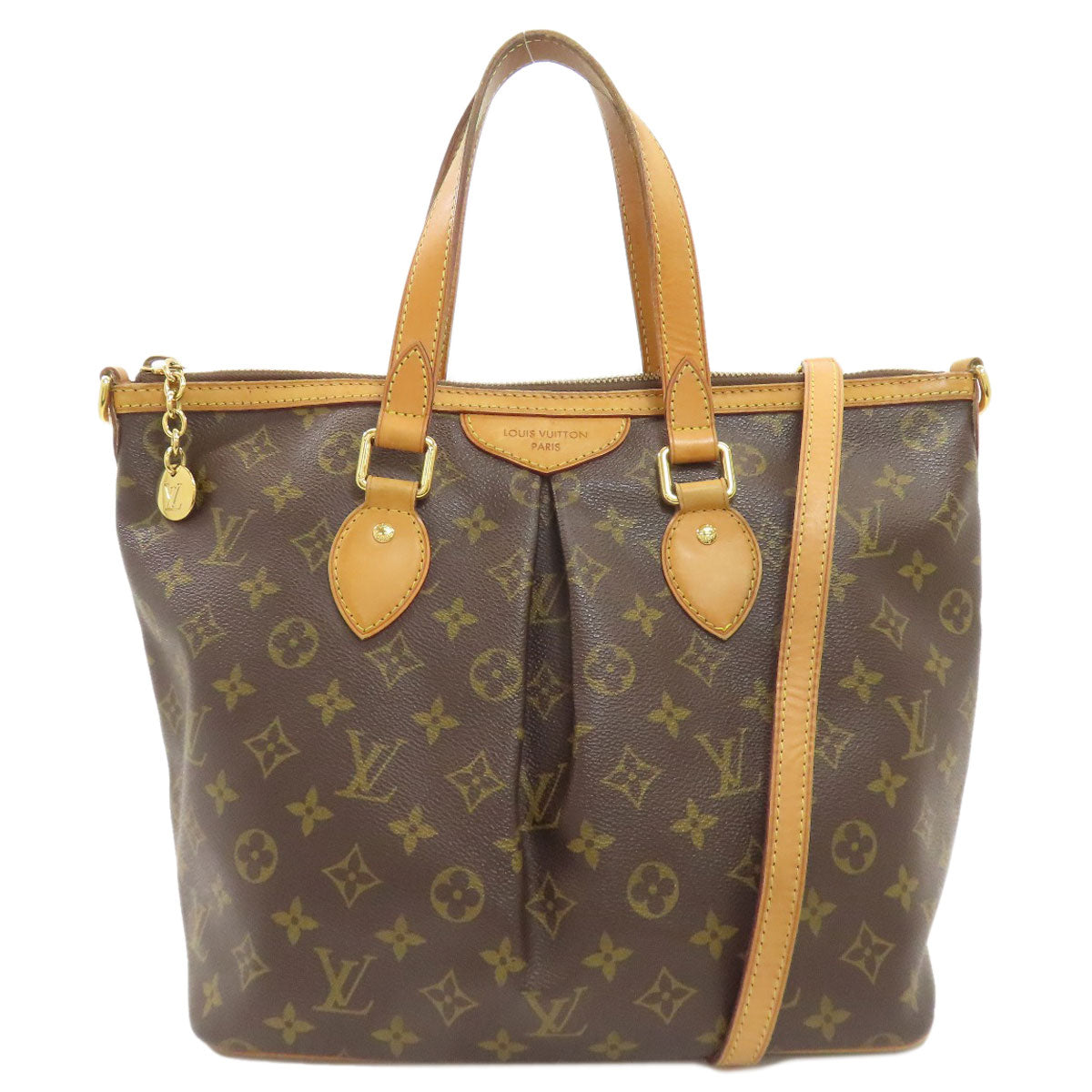 LOUIS VUITTON M40145 Palermo PM Tote Bag Monogram canvas Ladies [Used]