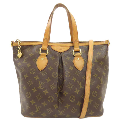 LOUIS VUITTON M40145 Palermo PM Tote Bag Monogram canvas Ladies [Used]