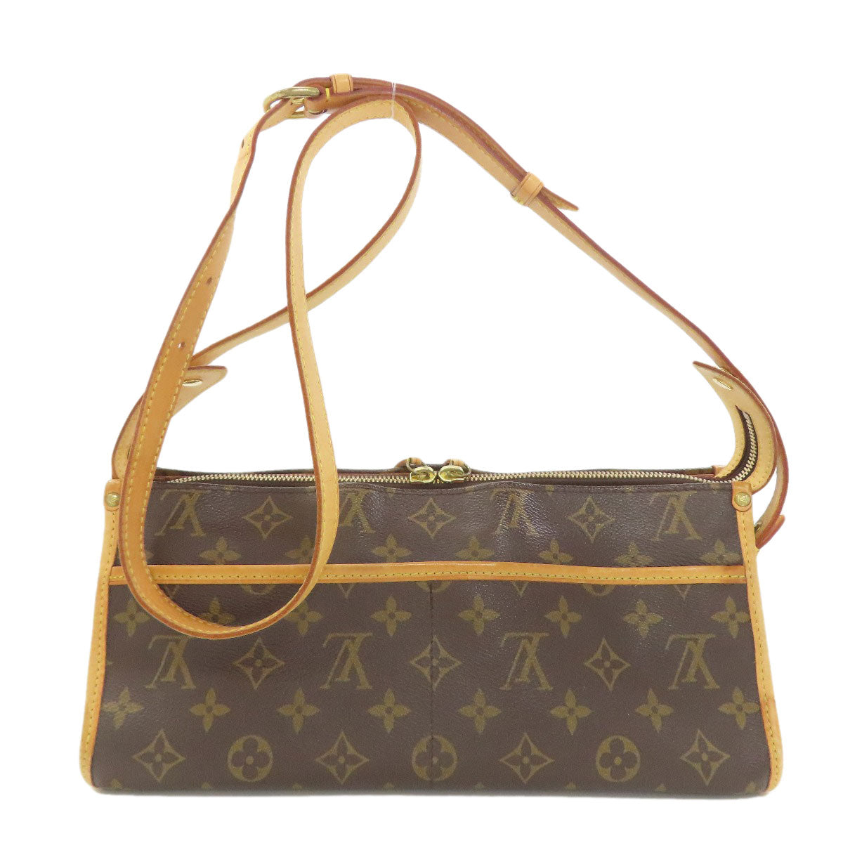 LOUIS VUITTON M40008 Popancourt Ron Shoulder Bag Monogram canvas Ladies [Used]