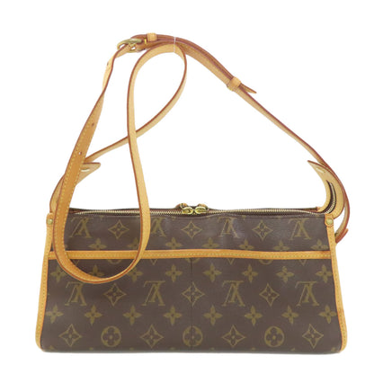 LOUIS VUITTON M40008 Popancourt Ron Shoulder Bag Monogram canvas Ladies [Used]