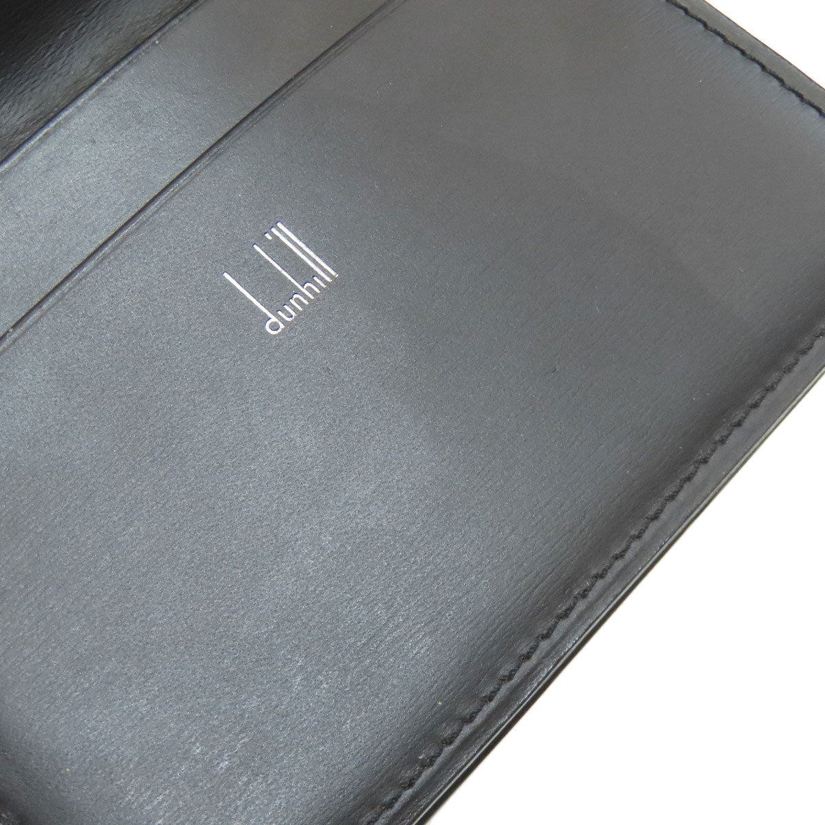 Dunhill logo Card Case Calf Ladies [Used]