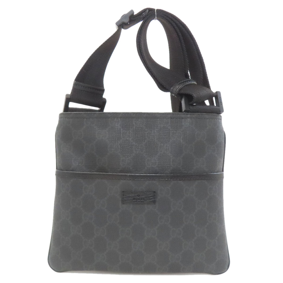 GUCCI 162905 GG Supreme Shoulder Bag PVC Ladies [Used]
