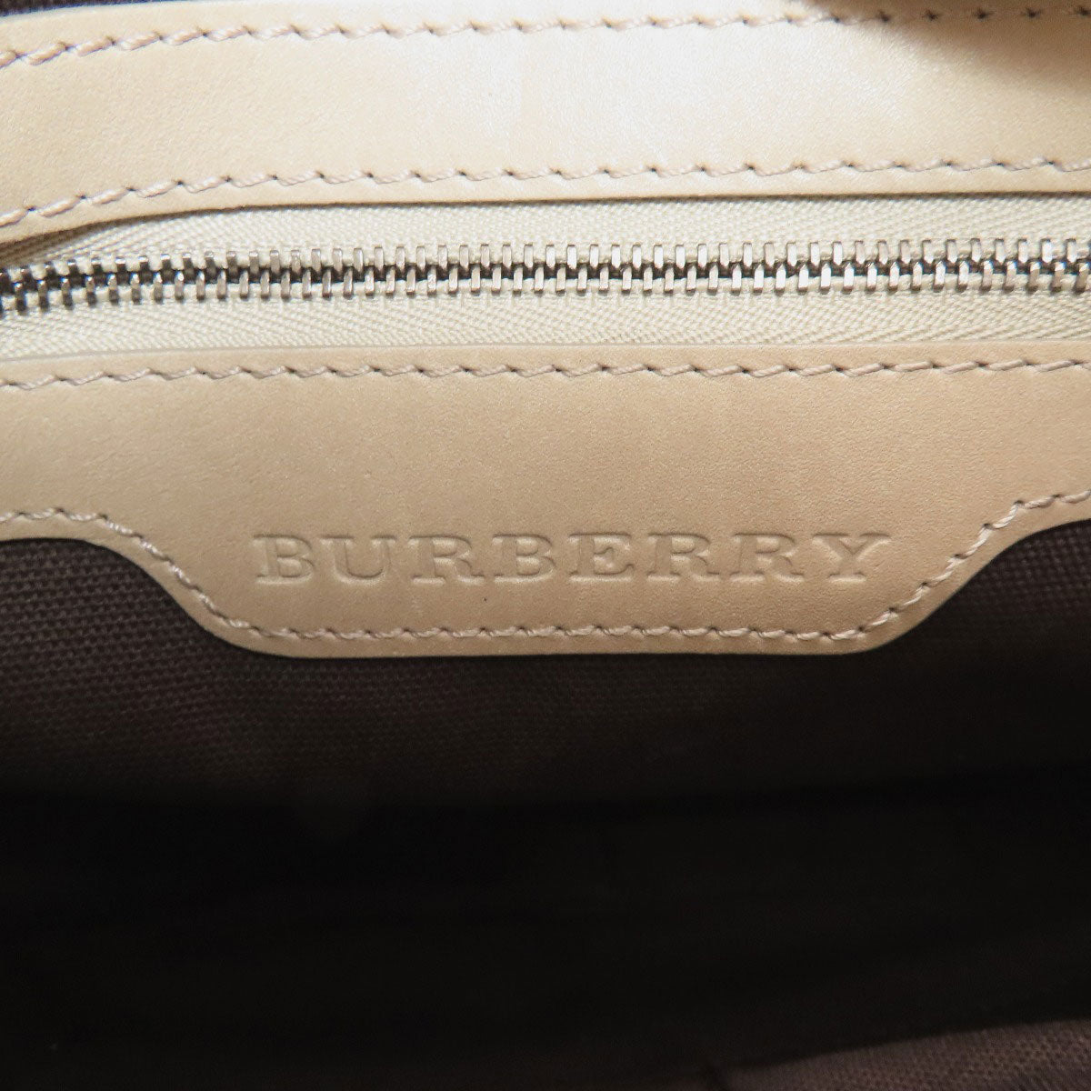 BURBERRY Burberry Check Tote Bag PVC Ladies [Used]