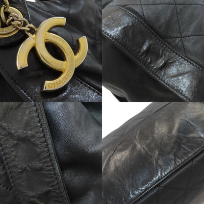 CHANEL Matelasse COCO Mark GoldHardware 2WAY Shoulder Bag Calf Ladies [Used]