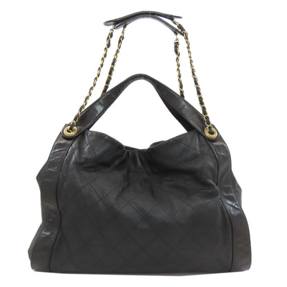 CHANEL Matelasse COCO Mark GoldHardware 2WAY Shoulder Bag Calf Ladies [Used]