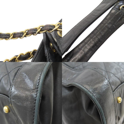 CHANEL Matelasse COCO Mark GoldHardware 2WAY Shoulder Bag Calf Ladies [Used]