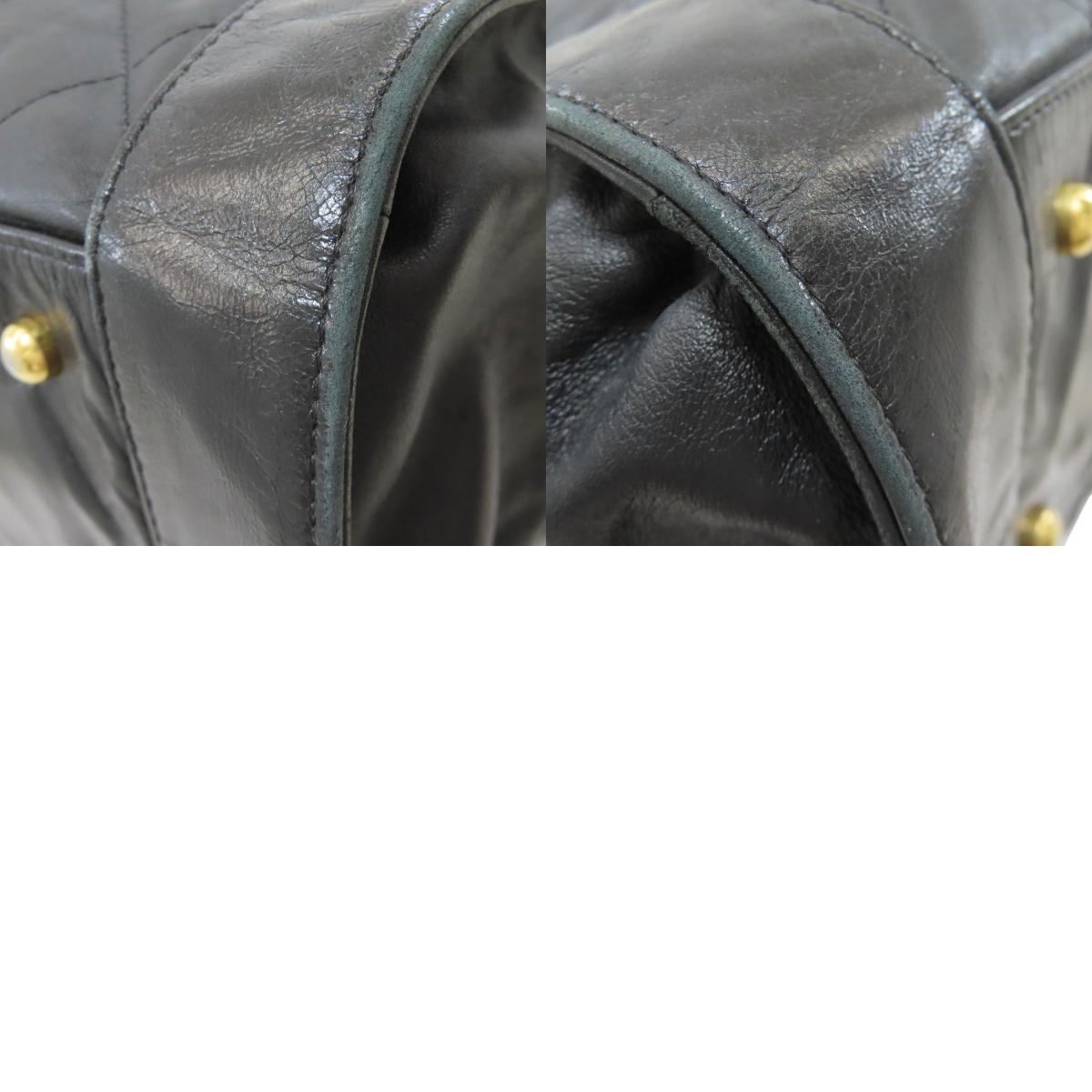 CHANEL Matelasse COCO Mark GoldHardware 2WAY Shoulder Bag Calf Ladies [Used]