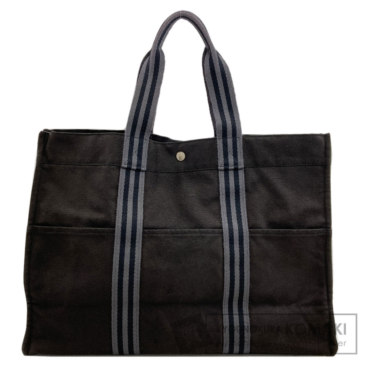 HERMES suck fool toeMM Tote Bag Canvas Ladies [Used]