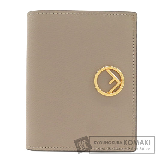 FENDI Ehuise Fendi Bifold Wallet with Coin Pocket Calf Ladies [Used]