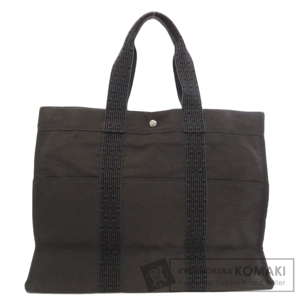 HERMES Her LineGM Tote Bag Canvas Ladies [Used]
