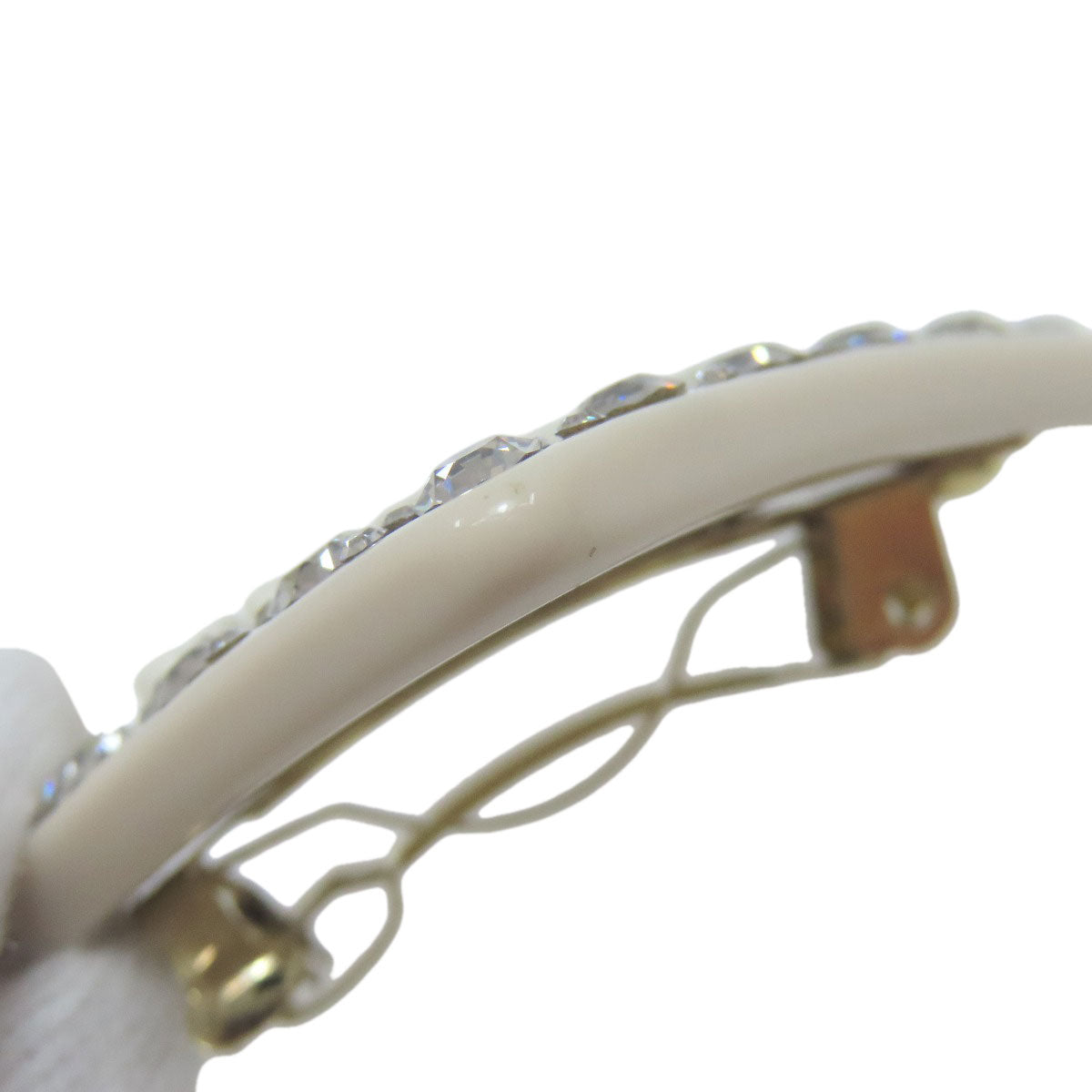 PRADA Triangle Rhinestone Valletta Plastic Ladies [Used]