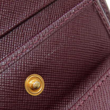 MARNI logo Bifold Wallet with Coin Pocket Leather Ladies [Used]