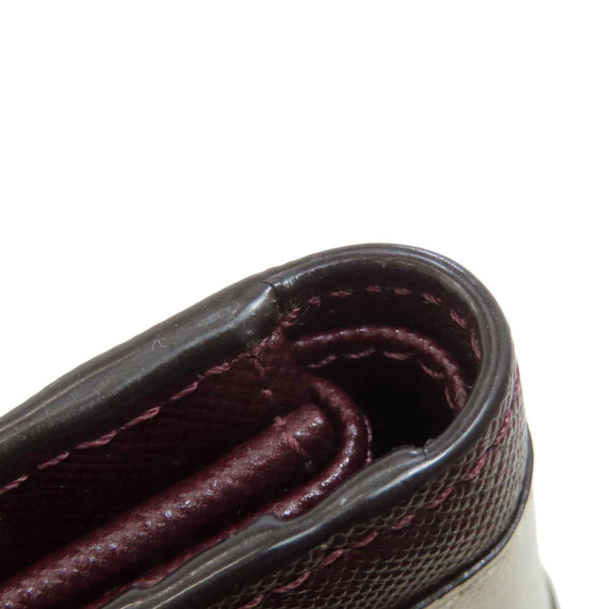 MARNI logo Bifold Wallet with Coin Pocket Leather Ladies [Used]