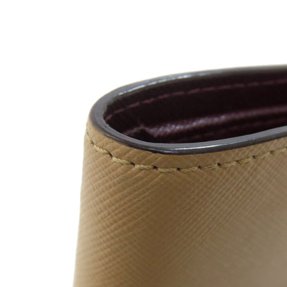 MARNI logo Bifold Wallet with Coin Pocket Leather Ladies [Used]