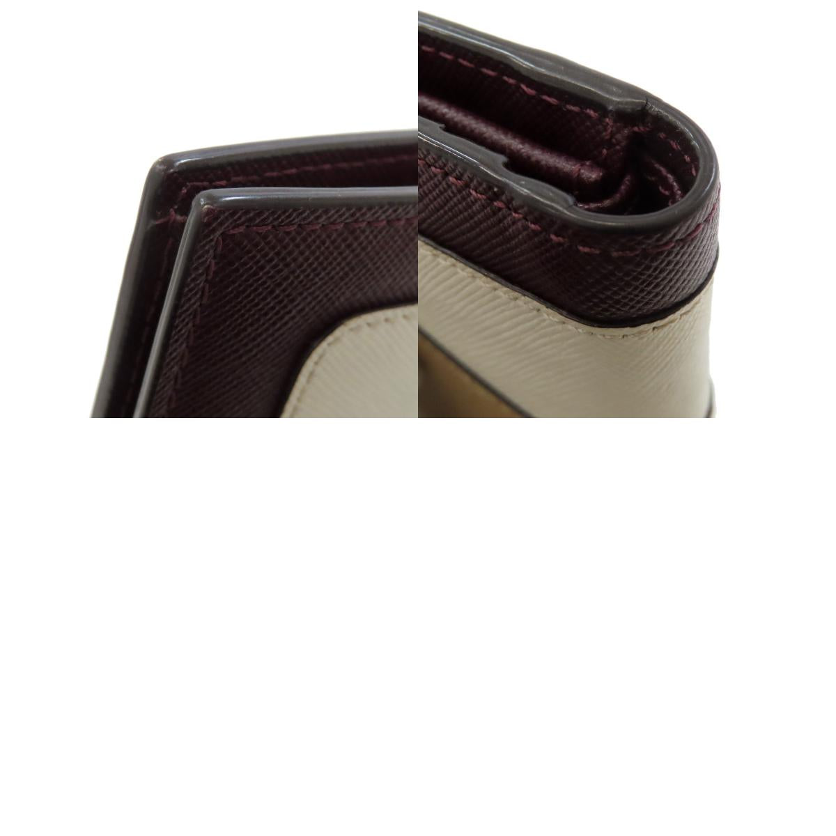 MARNI logo Bifold Wallet with Coin Pocket Leather Ladies [Used]