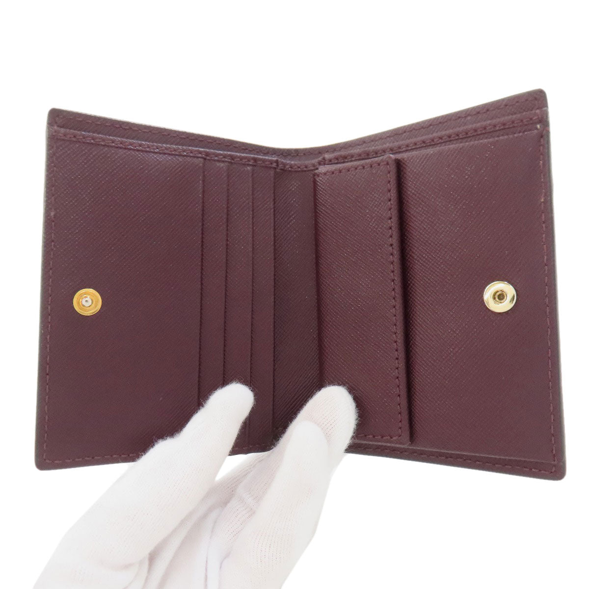 MARNI logo Bifold Wallet with Coin Pocket Leather Ladies [Used]