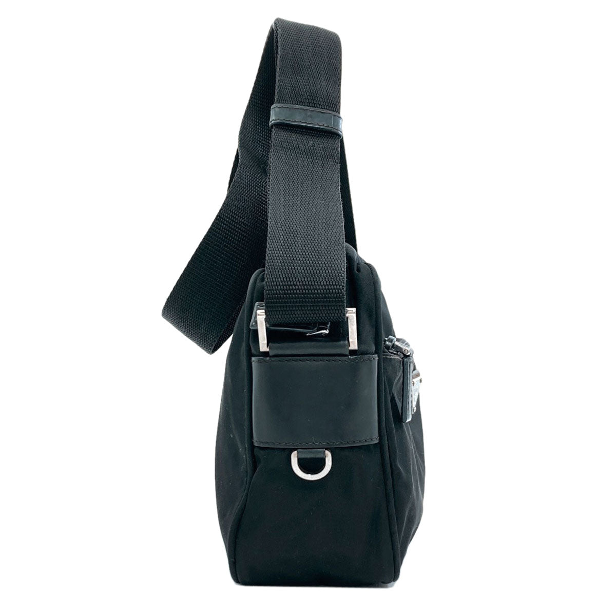 PRADA Logo Hardware Shoulder Bag Nylon Ladies [Used]