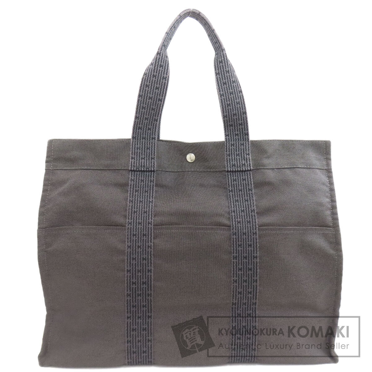 HERMES Her Line Tote GM Tote Bag Canvas Ladies [Used]