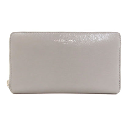 BALENCIAGA 519641 logo Long wallet (with coin pocket) Leather Ladies [Used]