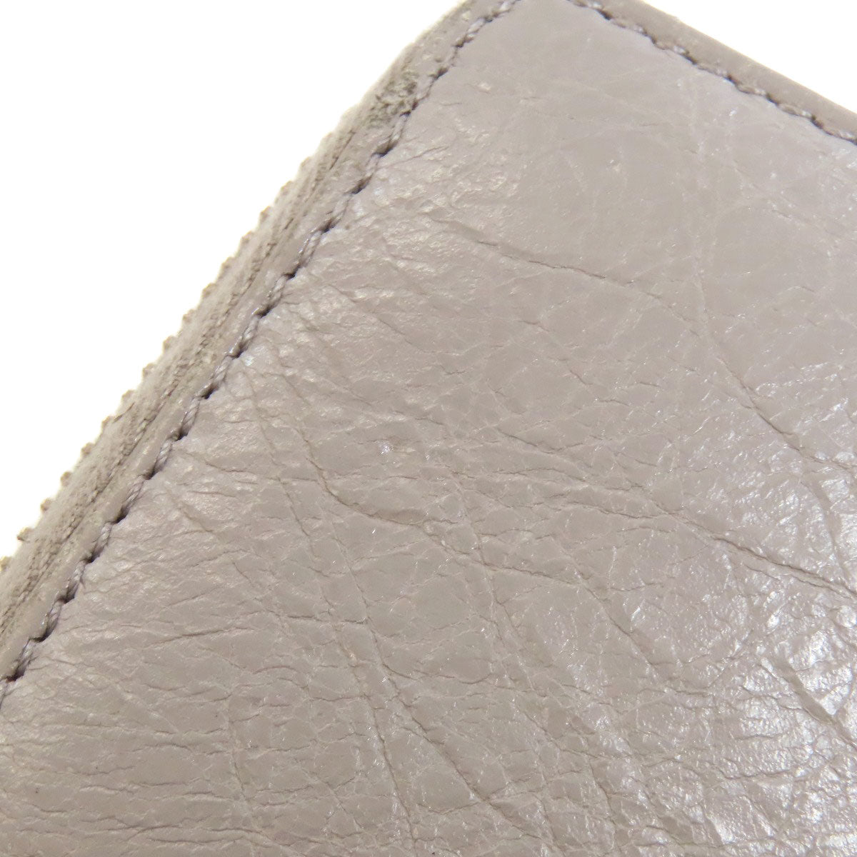 BALENCIAGA 519641 logo Long wallet (with coin pocket) Leather Ladies [Used]