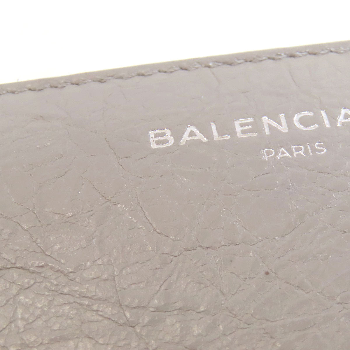 BALENCIAGA 519641 logo Long wallet (with coin pocket) Leather Ladies [Used]