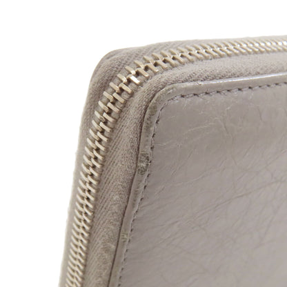 BALENCIAGA 519641 logo Long wallet (with coin pocket) Leather Ladies [Used]