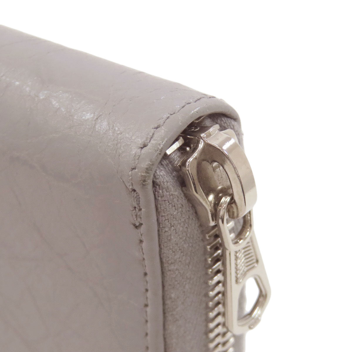 BALENCIAGA 519641 logo Long wallet (with coin pocket) Leather Ladies [Used]