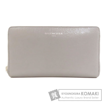 BALENCIAGA 519641 logo Long wallet (with coin pocket) Leather Ladies [Used]