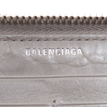 BALENCIAGA 519641 logo Long wallet (with coin pocket) Leather Ladies [Used]