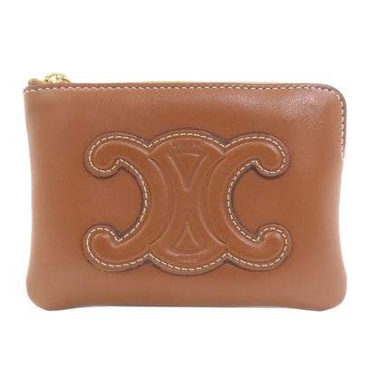 CELINE Triomphe coin purse Calf Ladies [Used]
