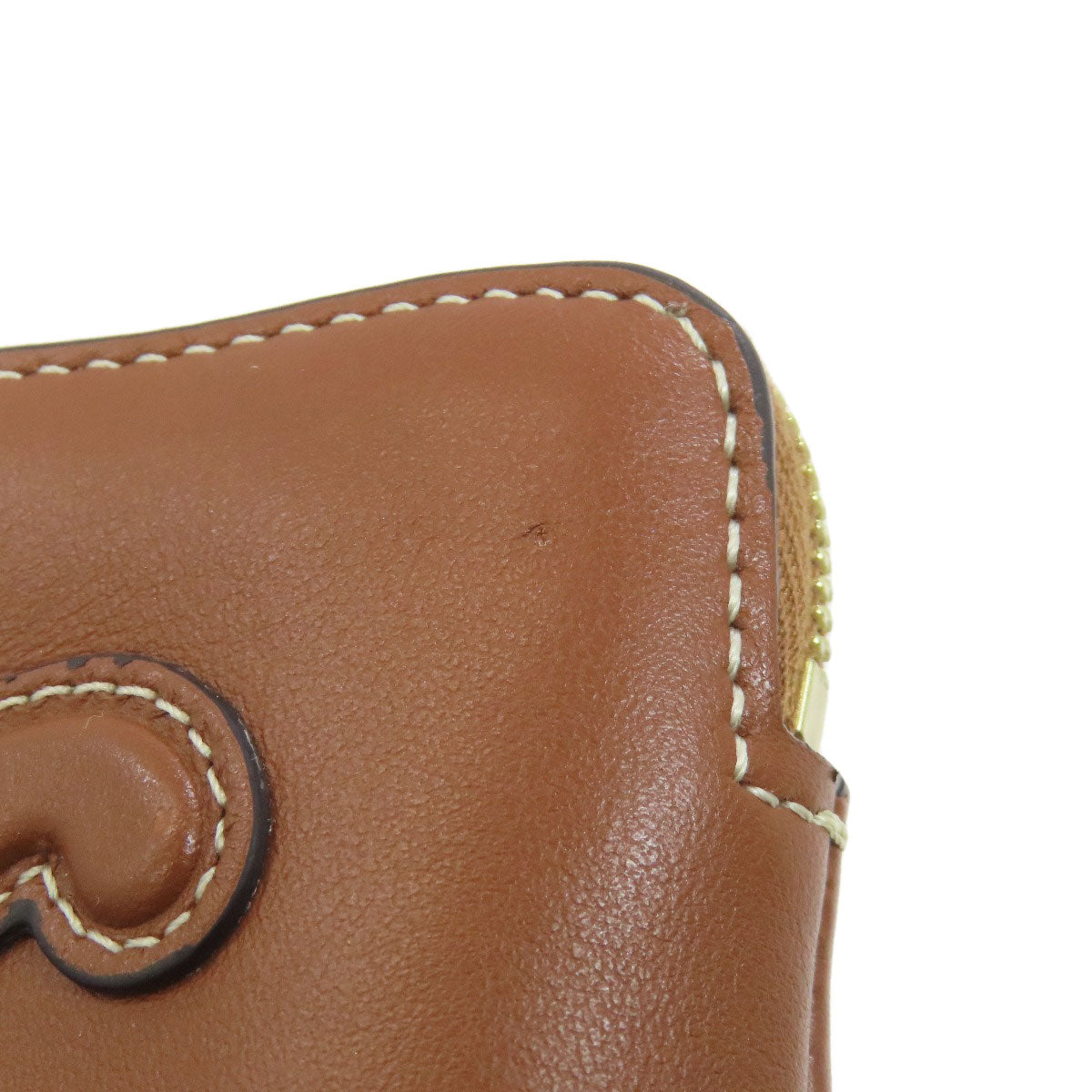 CELINE Triomphe coin purse Calf Ladies [Used]