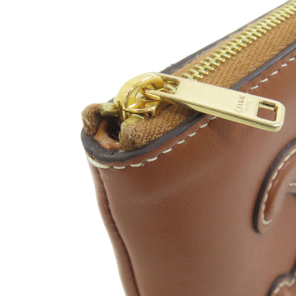 CELINE Triomphe coin purse Calf Ladies [Used]