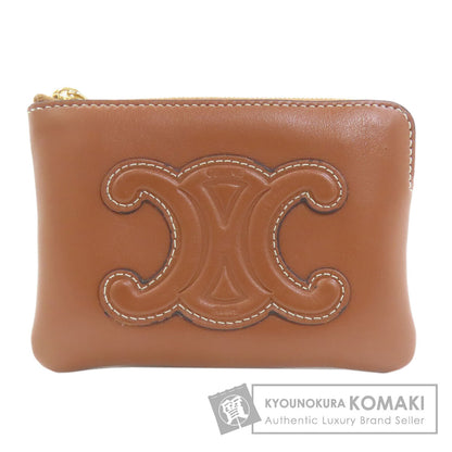 CELINE Triomphe coin purse Calf Ladies [Used]