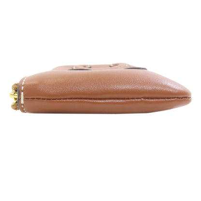 CELINE Triomphe coin purse Calf Ladies [Used]