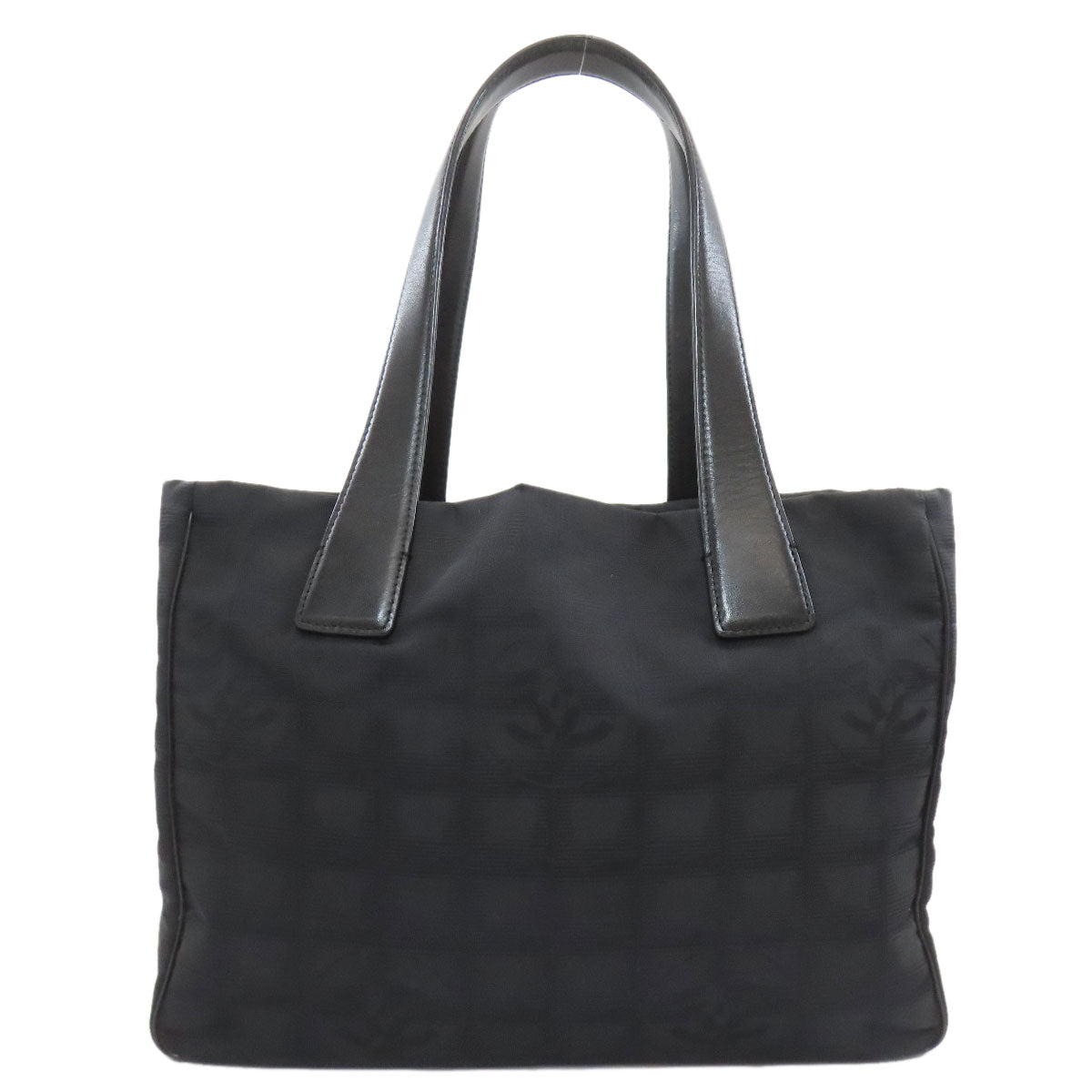 CHANEL New Travel Line PM Tote Bag Nylon jacquard Ladies [Used]