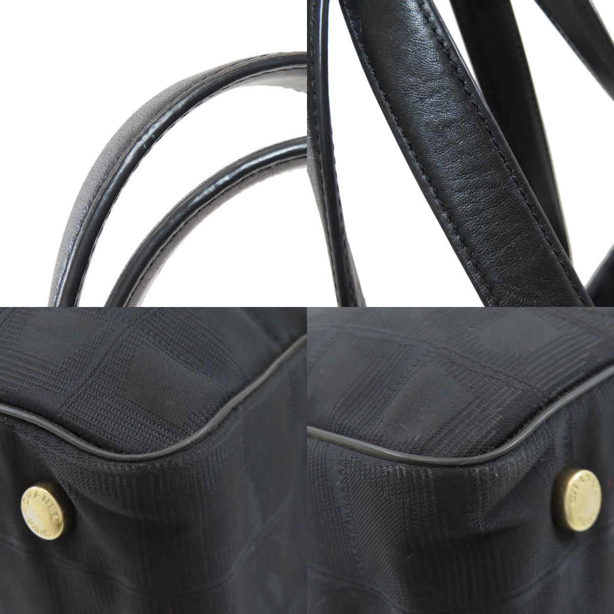 CHANEL New Travel Line PM Tote Bag Nylon jacquard Ladies [Used]