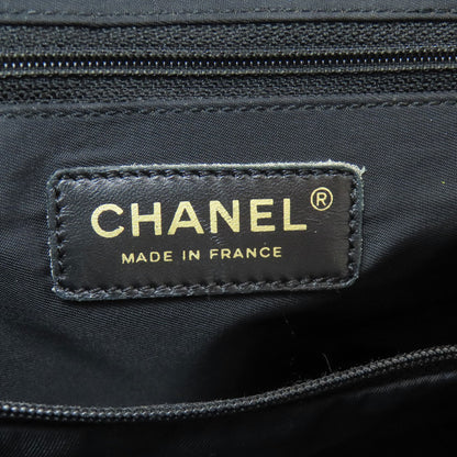 CHANEL New Travel Line PM Tote Bag Nylon jacquard Ladies [Used]