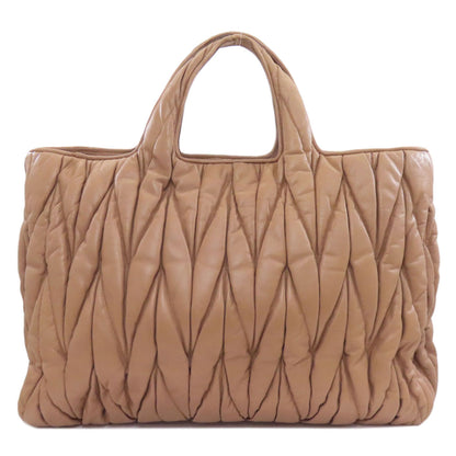 MIUMIU Materasse 2WAY Handbag Lambskin Ladies [Used]