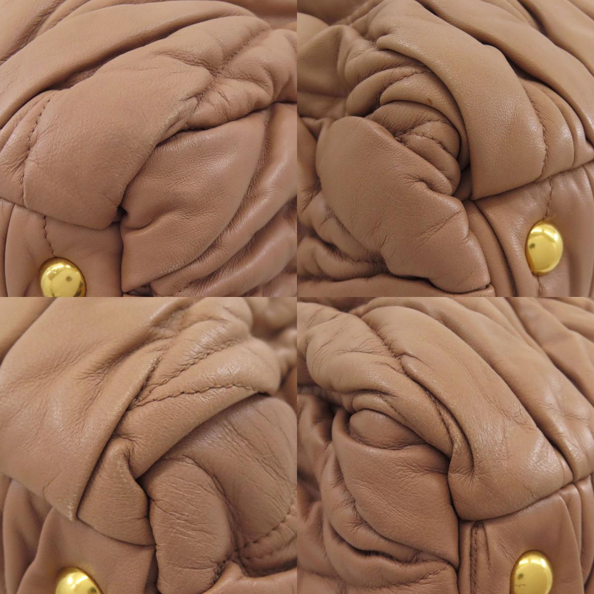 MIUMIU Materasse 2WAY Handbag Lambskin Ladies [Used]