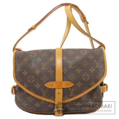 LOUIS VUITTON M40710 Saumur MM Shoulder Bag Monogram canvas Ladies [Used]