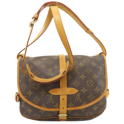 LOUIS VUITTON M40710 Saumur MM Shoulder Bag Monogram canvas Ladies [Used]