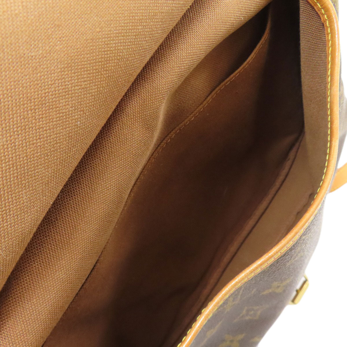 LOUIS VUITTON M40710 Saumur MM Shoulder Bag Monogram canvas Ladies [Used]