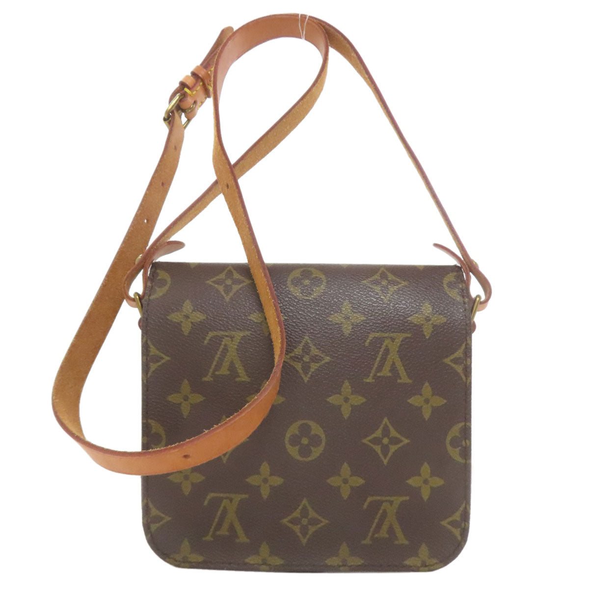 LOUIS VUITTON M51254 Mini Cartouchiere Shoulder Bag Monogram canvas Ladies [Used]
