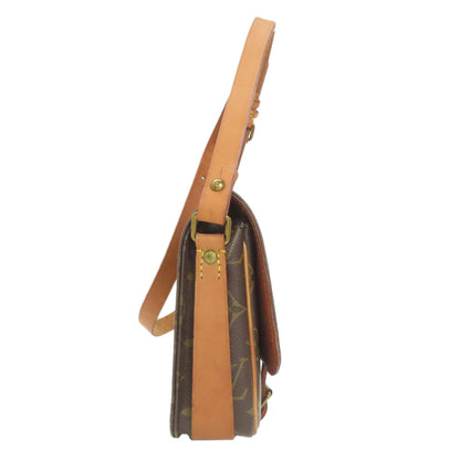 LOUIS VUITTON M51254 Mini Cartouchiere Shoulder Bag Monogram canvas Ladies [Used]