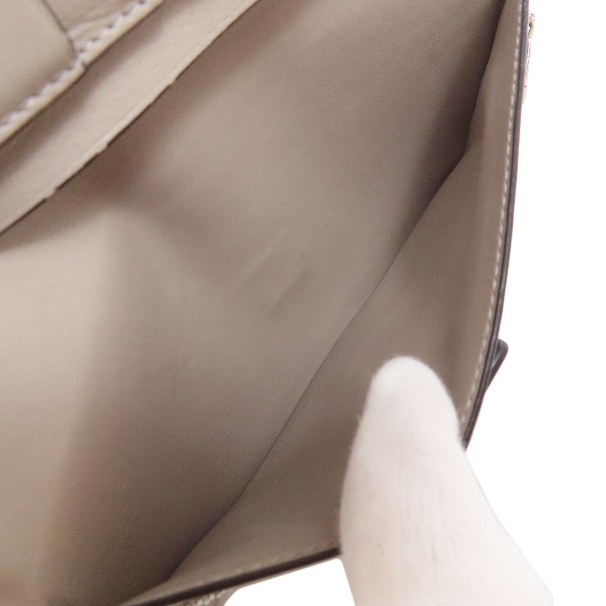 LOEWE Anagram Large Vertical Wallet Long wallet (with coin pocket) Leather Ladies [Used]