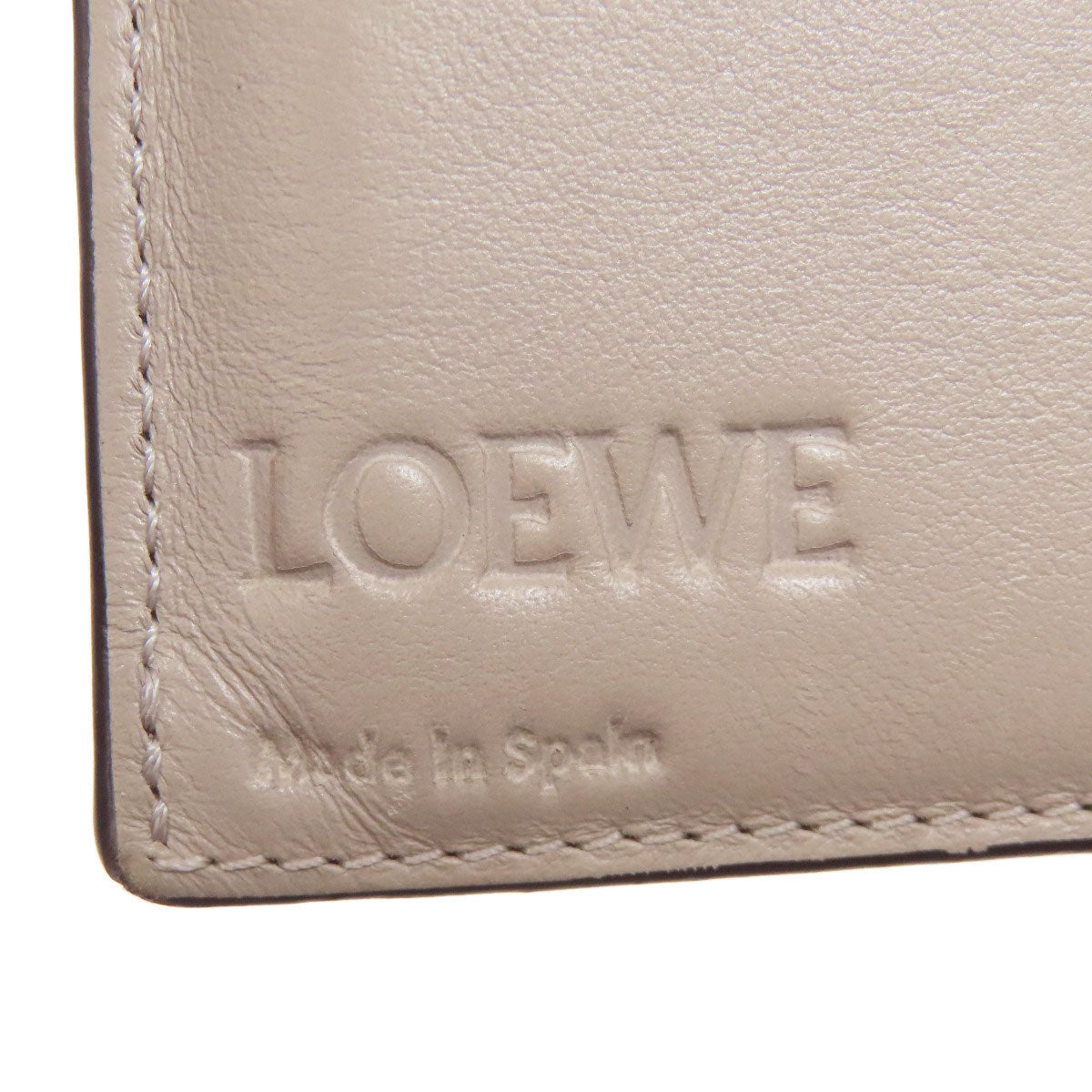 LOEWE Anagram Large Vertical Wallet Long wallet (with coin pocket) Leather Ladies [Used]