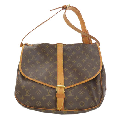 LOUIS VUITTON M40662 Saumur GM Shoulder Bag Monogram canvas Ladies [Used]